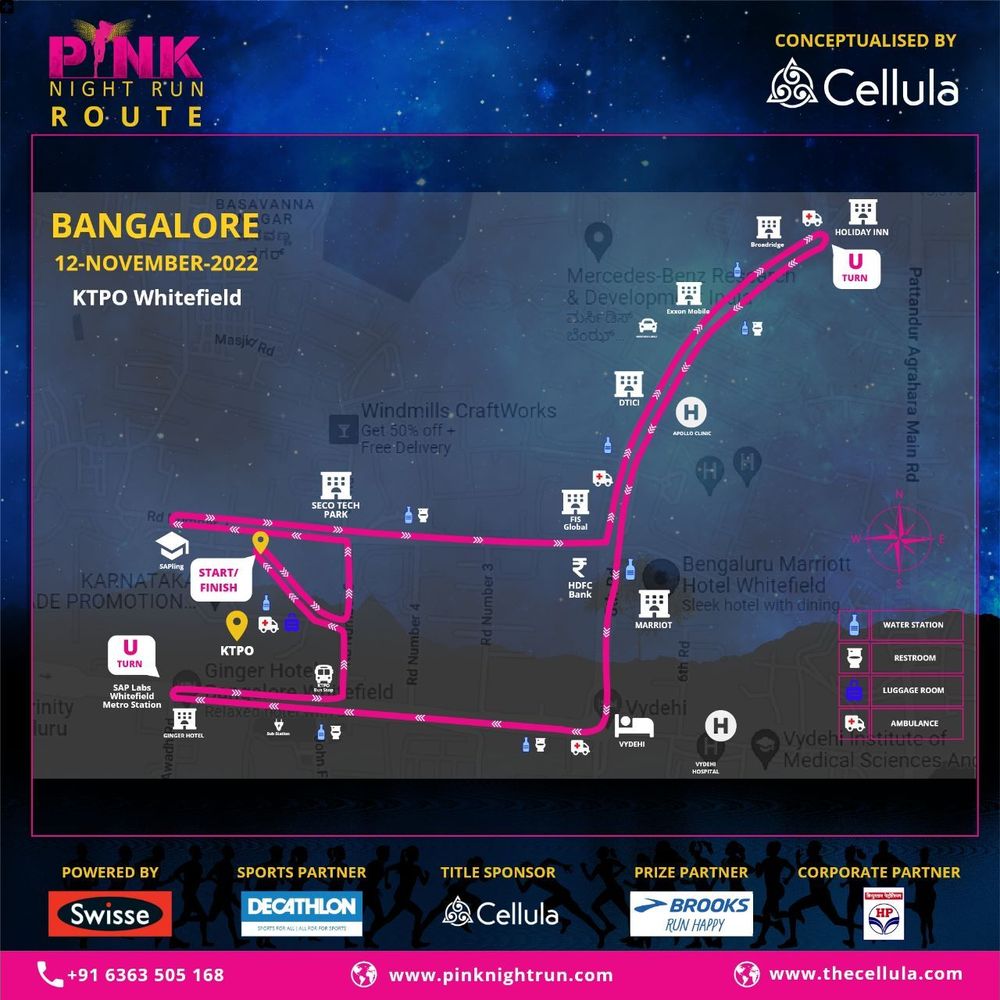 The PINK Night Run Bengaluru Event Details Bhaago India